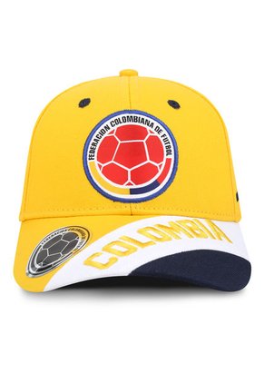 GORRA OFICIAL FEDERACIÓN COLOMBIANA DE FÚTBOL-FCF AMARILLO