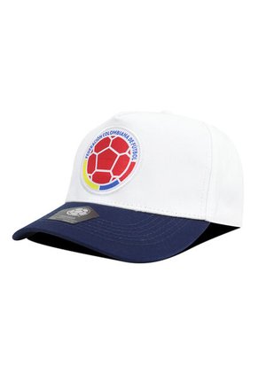 Gorra Oficial FCF Selección Colombia Clásica FCS-007 Blanco/azul