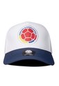 Gorra Oficial FCF Selección Colombia Deportiva Bicolor FCFS-006 Blanco-azul de FCF