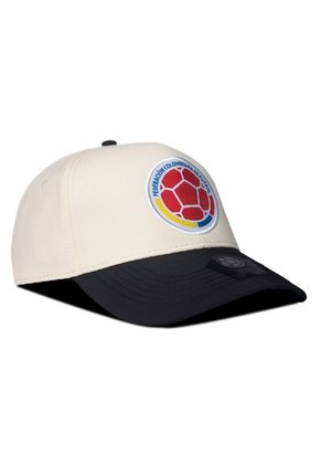 Gorra Oficial FCF Selección Colombia Deportiva Bicolor FCFS-006 Beige-negro