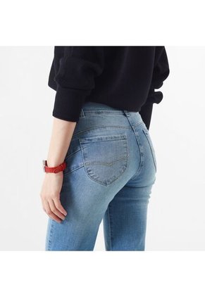 Jean Tiro Medio Bota Flare