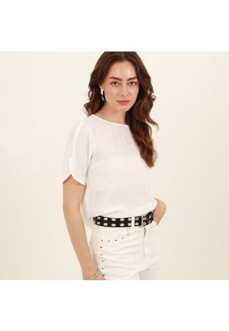 Blusa Cuello Redondo Manga Corta FDS