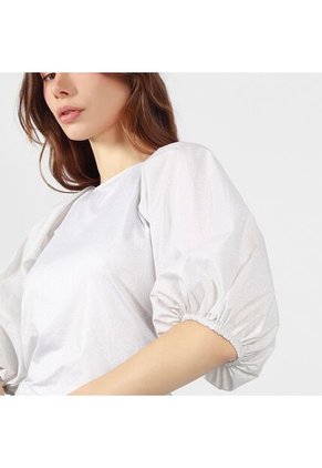 Blusa Cuello Bandeja Manga 3cuartos