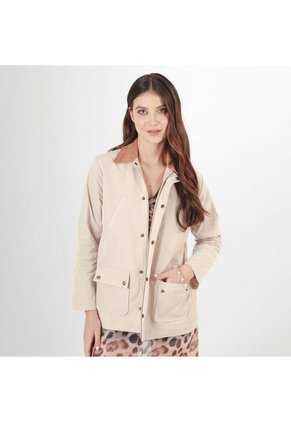 Chaqueta Cuello Camisero Manga Larga