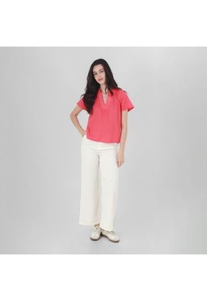 Blusa Cuello Neru Manga Corta