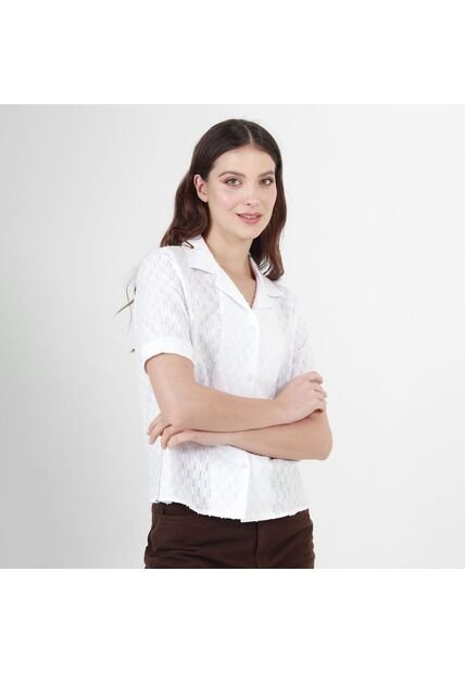 Blusa Cuello Sport Manga Corta