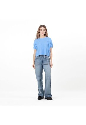 Camiseta Textura Cuello Redondo Manga Corta