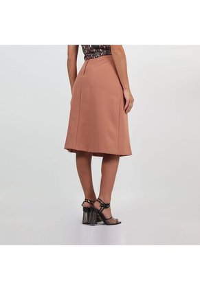 Falda Midi Detalle En Cintura