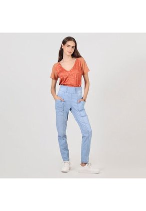 Camiseta Cuello V Manga Corta