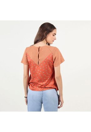 Camiseta Cuello V Manga Corta