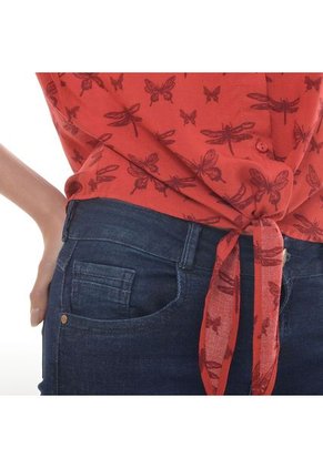 CAMISA PARA MUJER EN POLIESTER MULTICOLOR Color-MULTICOLOR-Talla-XL