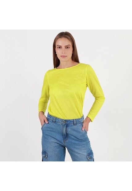 Camiseta Cuello Redondo Manga Larga