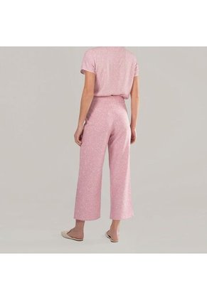 Pantalon Crop Tiro Alto Bota Flare