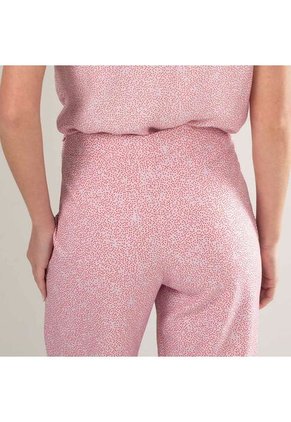 Pantalon Crop Tiro Alto Bota Flare