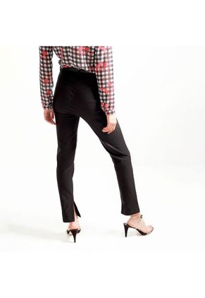 PANTALON PARA MUJER EN BENGALINA NEGRO Color-NEGRO-TALLA-10