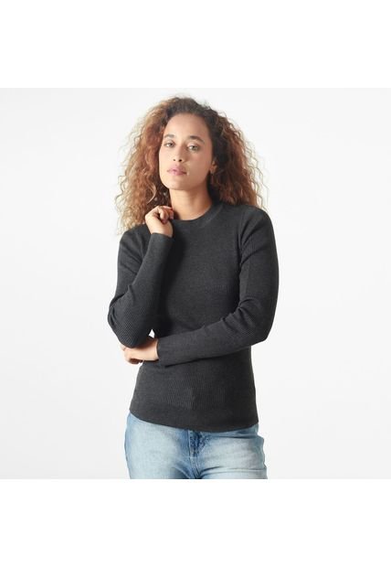 Sweater Cuello Redondodo Manga Larga