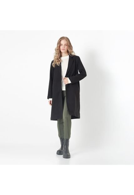 Chaqueta Cuello Solapa Manga Larga