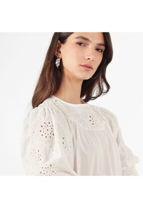 Blusa Cuello Redondo Manga 3Cuartos