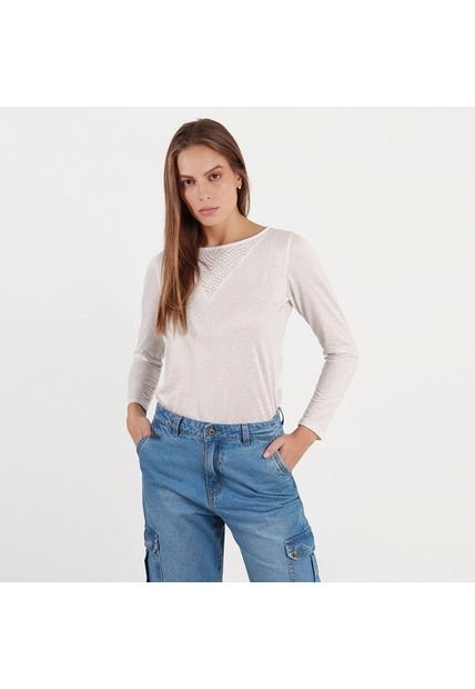Camiseta Cuello Redondo Manga Larga