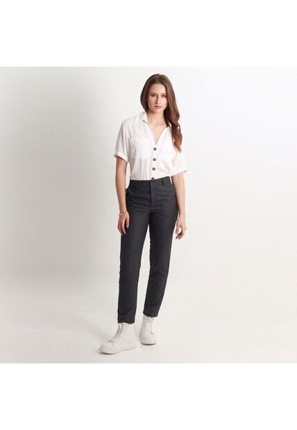 Pantalon Tiro Medio Bota Recta