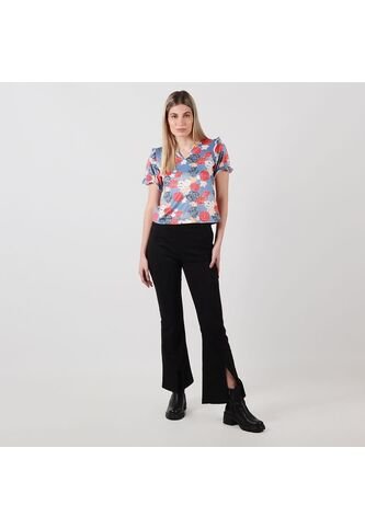 Camiseta Cuello V Manga Corta FDS