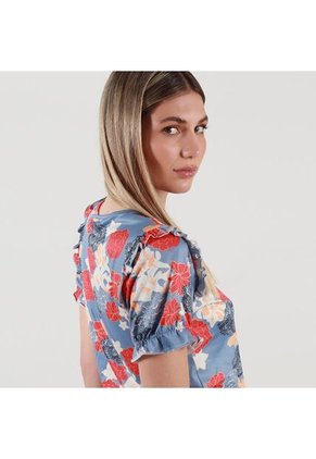 Camiseta Cuello V Manga Corta