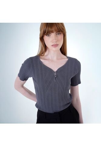 Sweater Cuello Redondo Manga Corta FDS