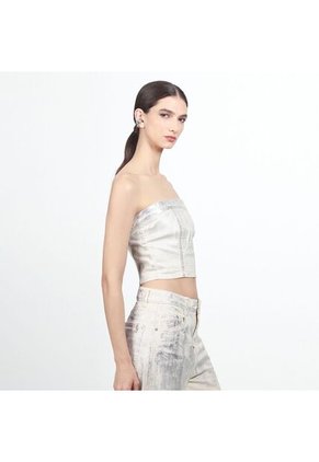 Blusa Cuello Strap Manga Sisa