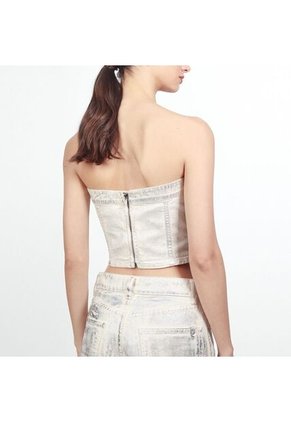 Blusa Cuello Strap Manga Sisa