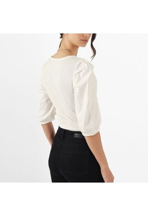 Blusa Cuello Redondo Manga 3Cuartos