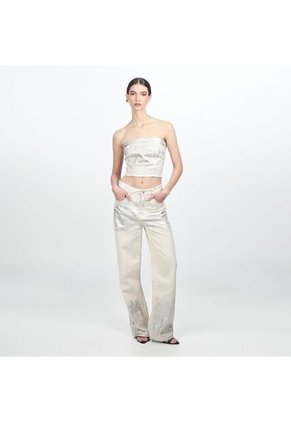 Blusa Cuello Strap Manga Sisa