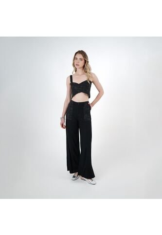 Pantalon Tiro Alto Bota Flare FDS