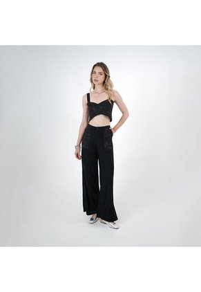 Pantalon Tiro Alto Bota Flare