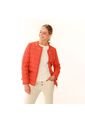 CHAQUETA PARA MUJER EN TAFETAN Color-NARANJA-TALLA-XXS de FDS