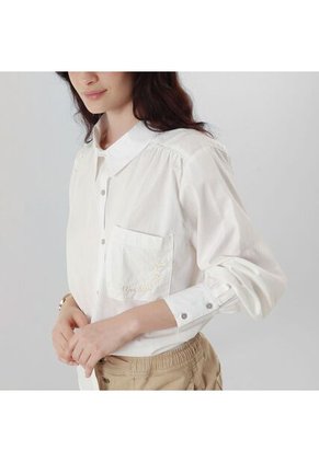 Camisa Cuello Camisero Manga Larga