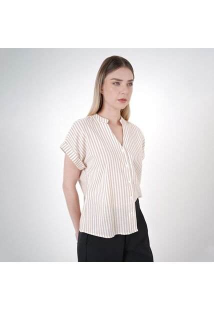 Blusa Cuello Neru Manga Corta
