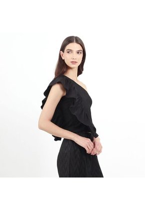 Blusa Cuello Asimetrico Manga Sisa