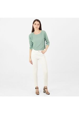 Jean Ilussion Tiro Medio Bota Skinny FDS