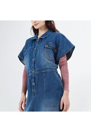 Enterizo Cuello Camisero Manga Sisa