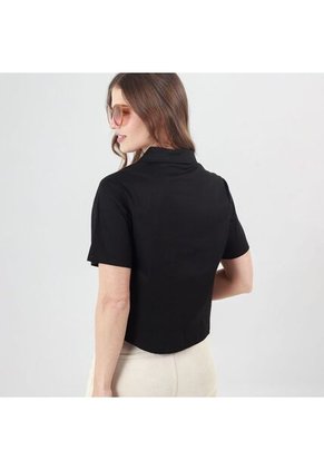 Blusa Cuello Sport Manga Corta