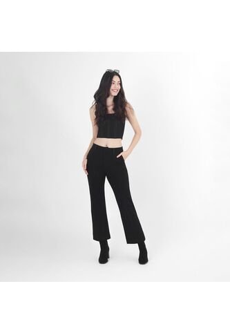 Pantalon Tiro Alto Bota Recta FDS