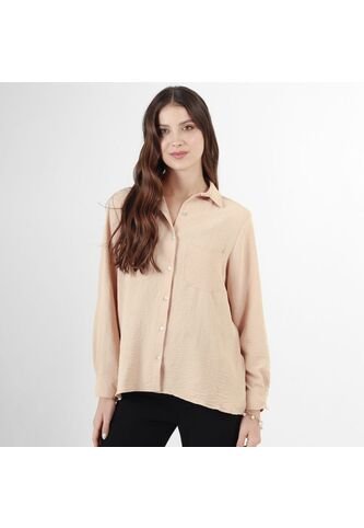 Camisa Cuello Camisero Manga Larga FDS