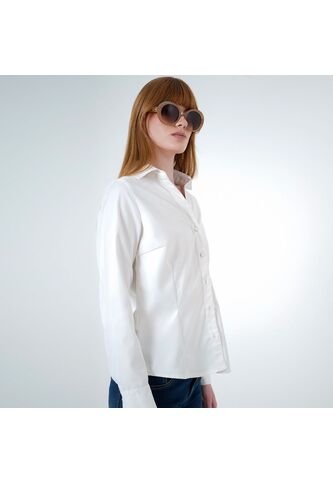 Blusa Cuello Camisero Manga Larga FDS