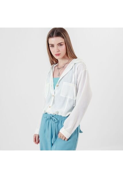 Chaqueta Cuello Redondo Manga Larga