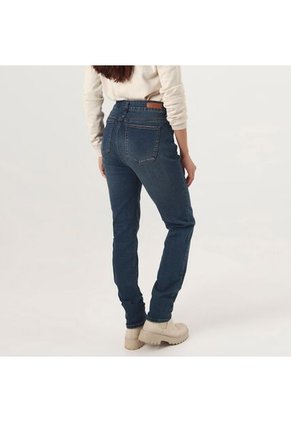 Jean Diva Tiro Medio Bota Recta