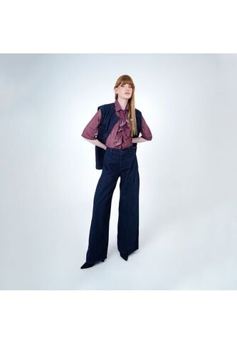 Jean Tiro Alto Bota Flare FDS