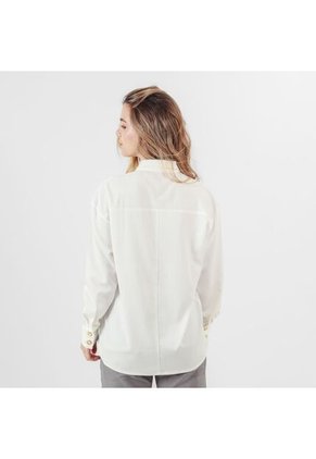 Camisa Cuello Camisero Manga Larga