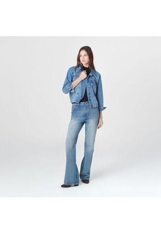 Jean Tiro Alto Bota Flare FDS