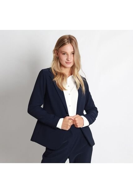 Chaqueta Cuello Solapa Manga Larga