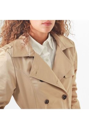 Chaqueta Tipo Gabardina Manga Larga Cuello Sport